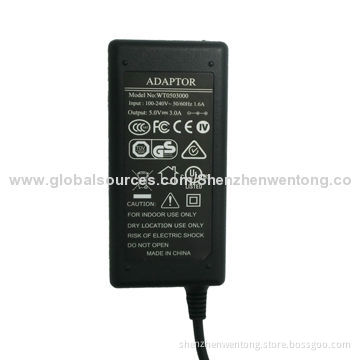 15W/5V3A Regulated DC Power Supplies with 2 Pins EU Plug AC CableNew